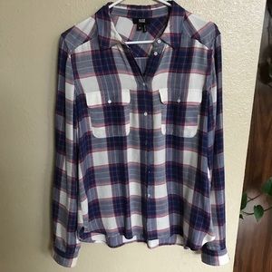 Paige • Button Up Plaid Shirt